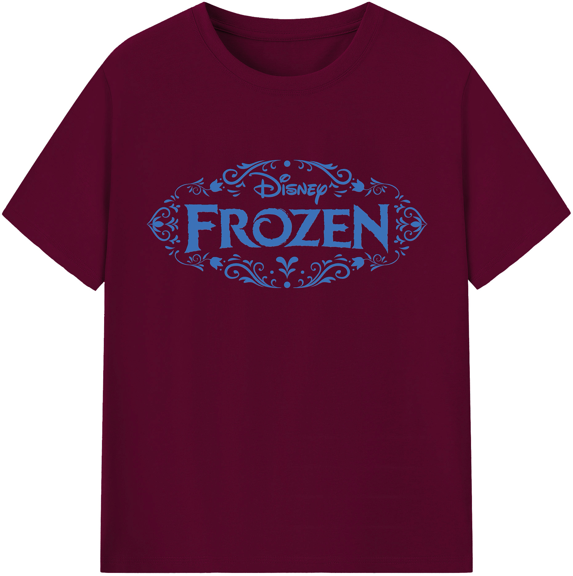 （画像用） アナと雪の女王 アンナ エルサ Frozen Anna Elsa レディースカジュアルプリントTシャツ（綿100％）